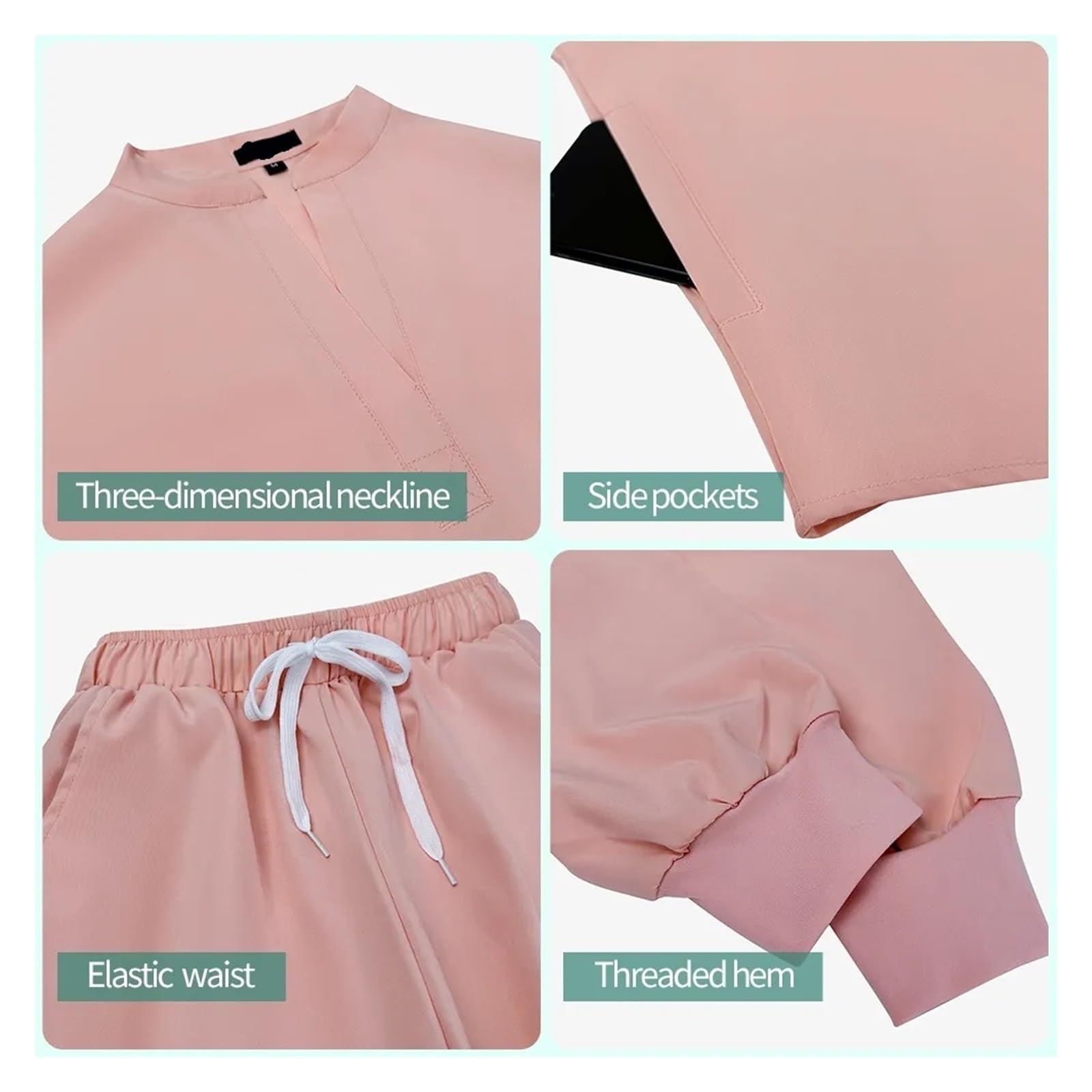 Uniforme De Enfermera Uniformes for mujer, conjuntos de batas for enfermera, ropa de trabajo de enfermería, salón de belleza, ropa de trabajo de Spa, traje quirúrgico, Hospital de laboratorio Para Enf