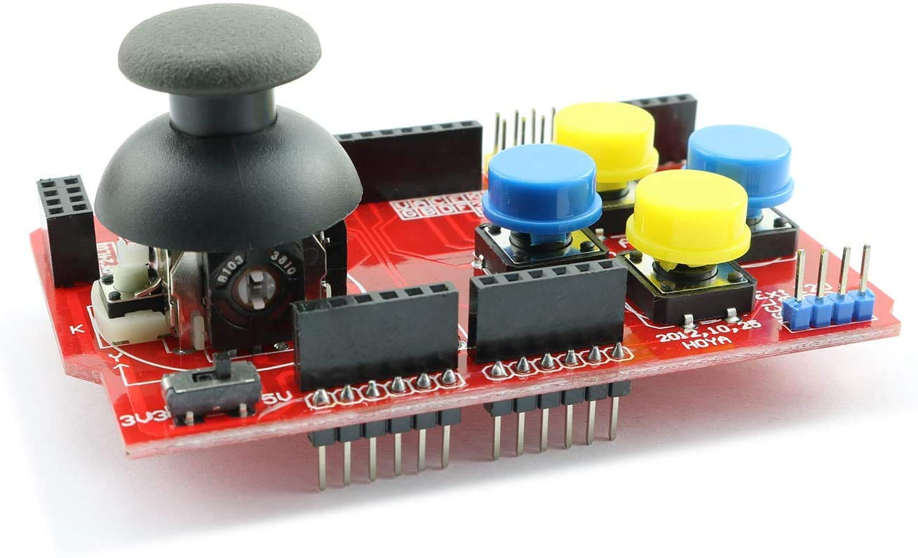 Electrobot Gamepad Joystick Shield Expansion Board Analog Keyboard for Arduino (B08WRNZZFS) Amazon Price History, Amazon Price Tracker