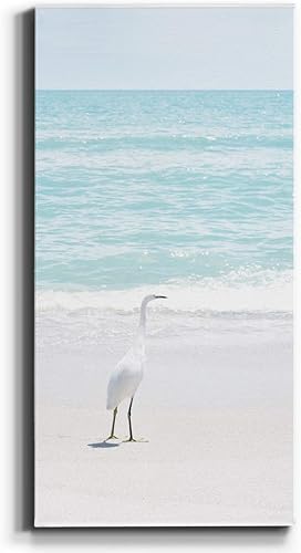 Renditions Gallery Arte de pared de garza de verano I, decoración en lienzo de alta calidad con envoltura de galería, listo para colgar, 16 pulgadas