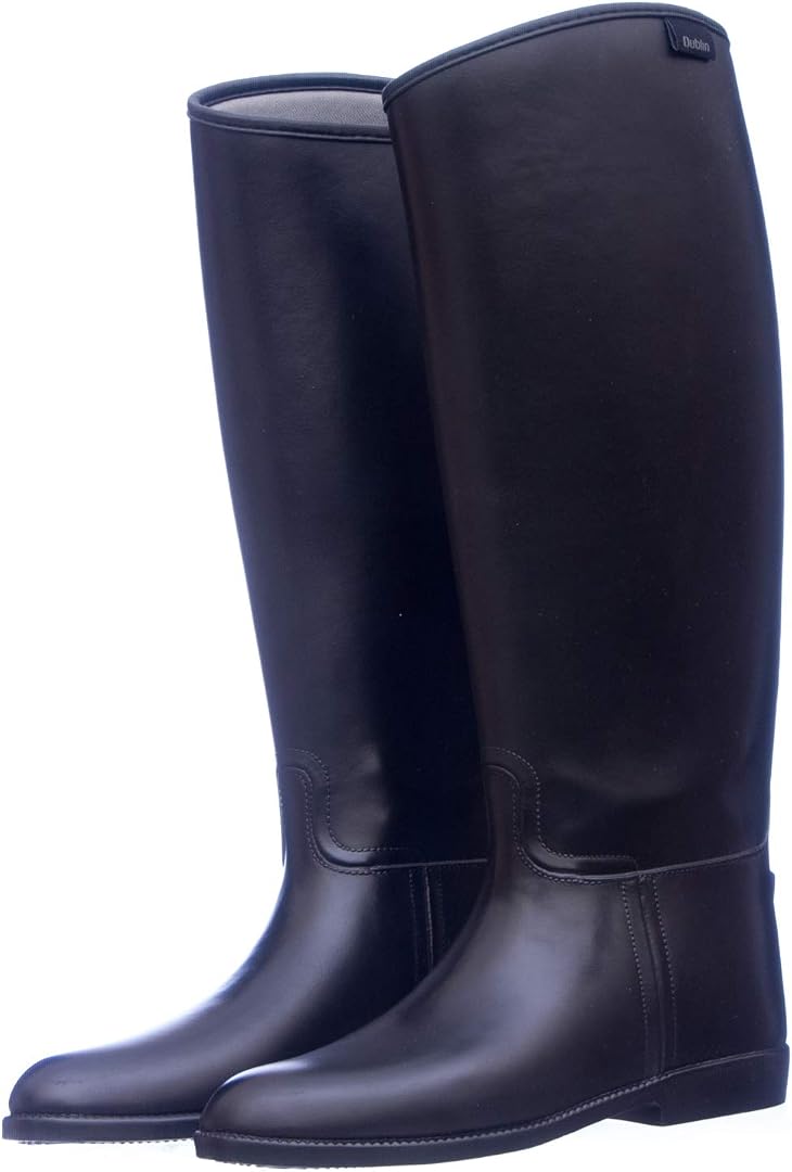 Dublin Childrens Universal Tall Boots Black - Waterproof Sprayproof - Unisex