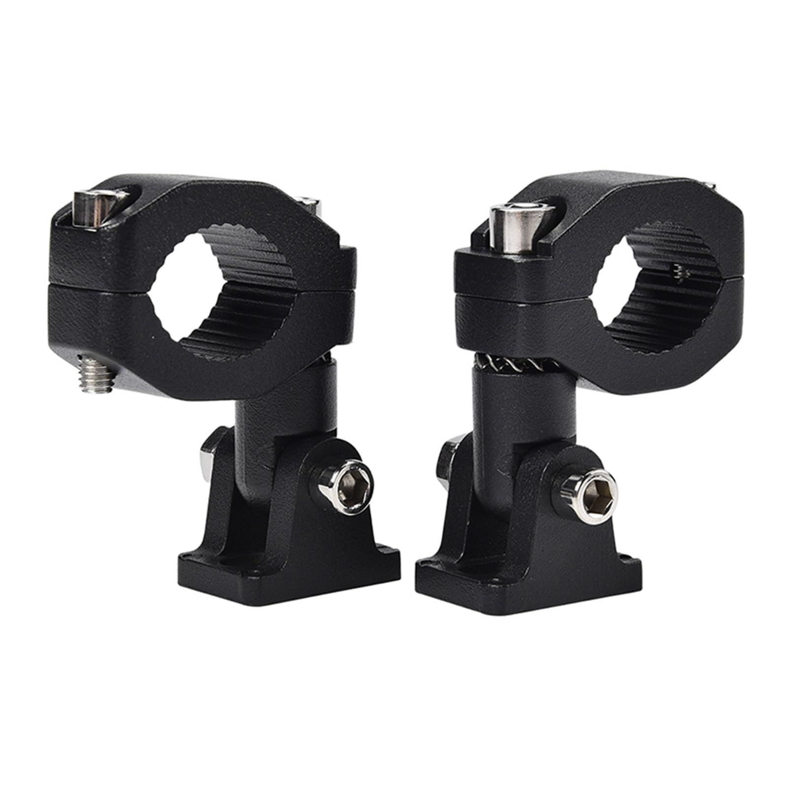 Motorbike Spotlight Mount Bracket Headlight Clamps Fog Light Auxiliary Lamp Bumper Holder Accessories headlamp Bracket(2 Pieces Bracket)