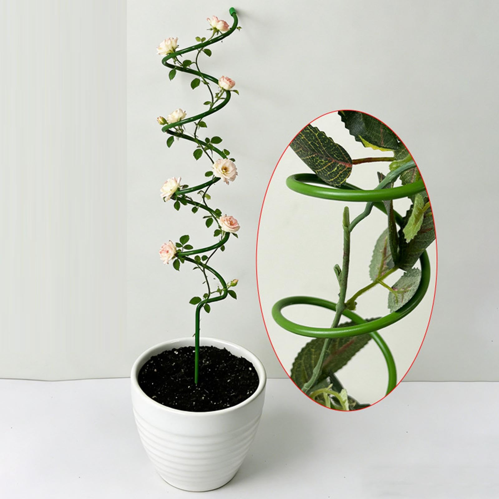 Fenteer Tuteur pour Pot de Fleurs, Treillis, étagère Multifonctionnelle, Support Léger pour Plantes Grimpantes, Tomates et Légumes, 10 Pièces