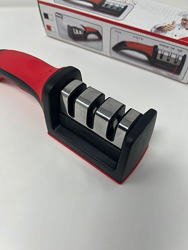 Miniatura 6 de Afilador de piedra de afilar de tres caras Ktchen multifunción