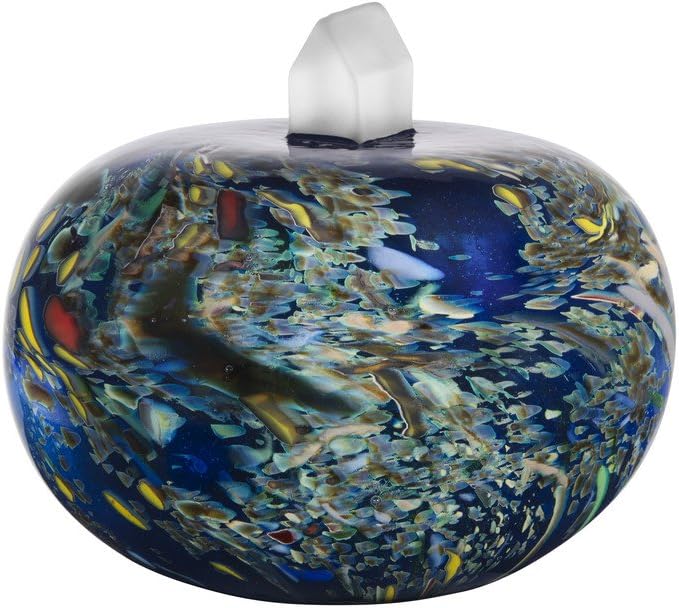 Kosta Boda Earth My Universe Crystal Sculpture, Blue