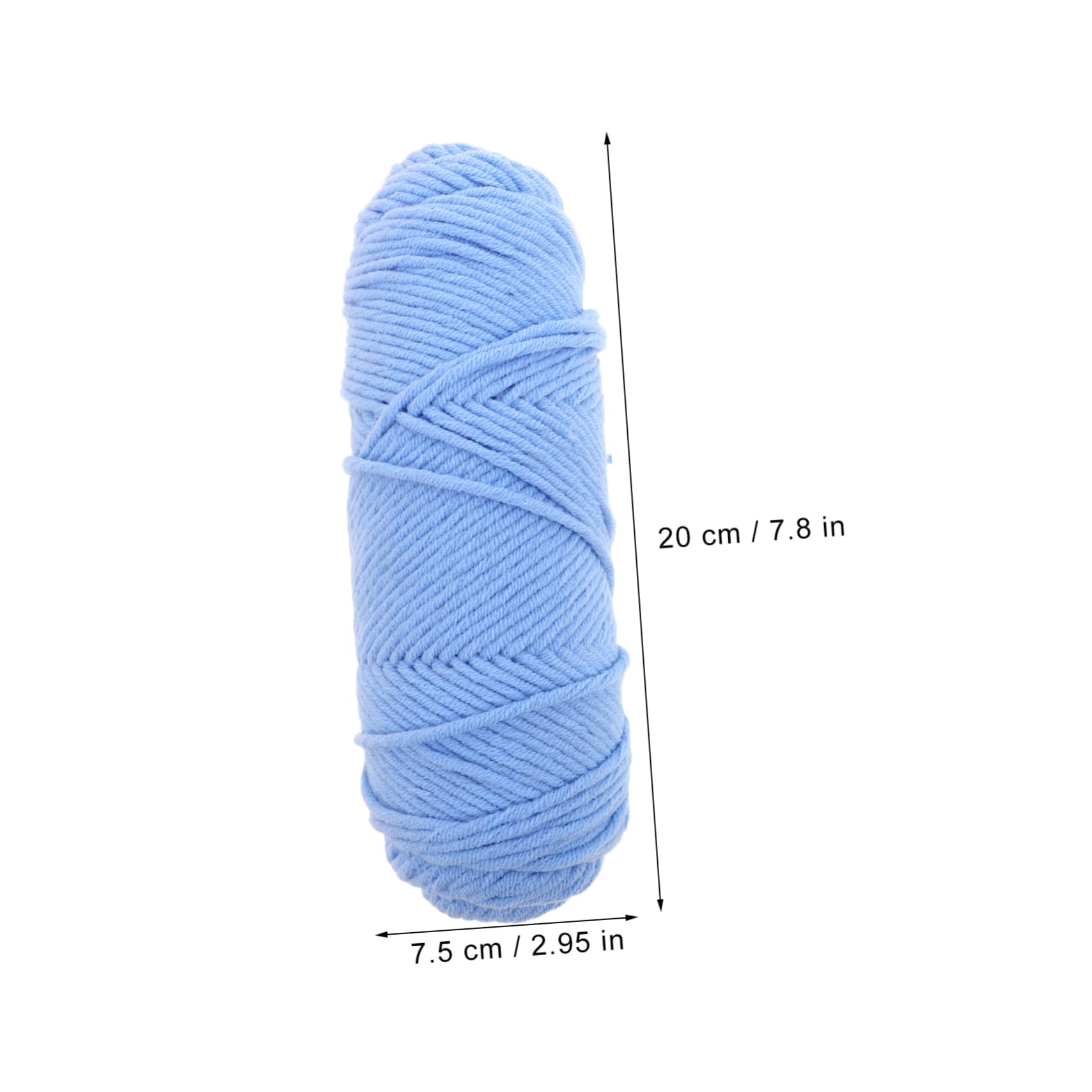 Operitacx 7rotoli Filato di Cotone al Latte Morbido per Uncinetto per Amigurumi Coperte per Ragazza e Accessori per Bambole Facile da Lavorare e Resistente allo Sbiadimento