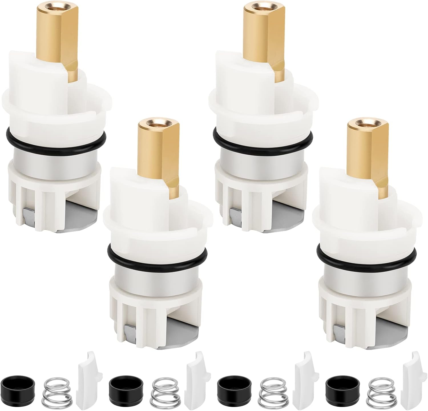 EEEKit RP25513 Faucet Stem Replacement, 4 Pieces Faucet Stem Assembly Replacement