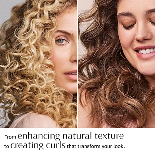Image of T3 SinglePass Curl Professional Curling Iron Custom Blend Ceramic Long Barrel Curling and Wave Iron with Adjustable Heat Settings for Shiny Smooth Curls and Waves