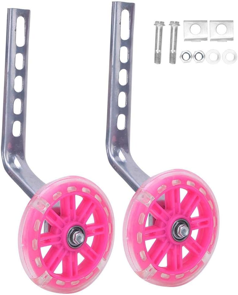 RiToEasysports Bike Training Wheels,Children Bicycle Training Wheels for 15.75‑26.25inch Bikes with Support Bracket Children's Bicycle Stabilizers