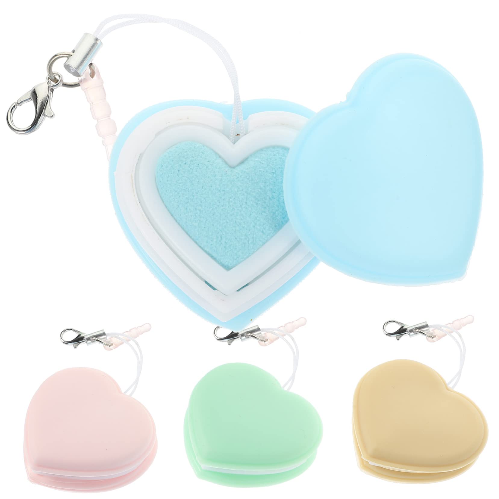 Healvian 20pezzi Cuore Macaron Pulitore Per Schermi e Lenti Salviette Per Occhiali e Obiettivi Accessorio Decorativo Per Chiavi e Zaini Pulizia Sicura e Pratica Senza Graffi