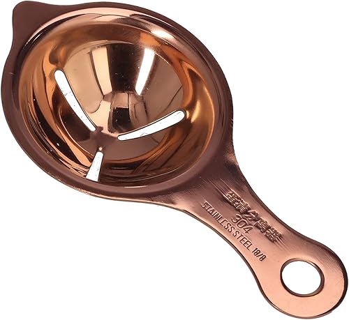 Separador de huevos de acero inoxidable, separador de filtro de yema de clara de huevo, separador de huevos, tamiz de huevo, extractor de huevos,
