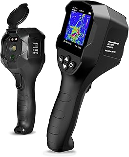 Handheld Wärmebildkamera, 96 * 96 IR Thermal Imaging Camera 25Hz TISR 240 * 240, -20°C bis 550°C, NETD ≤60 mK, Infrarot Kamera Thermokamera für HVAC, Hauswartung, Leckageinspektion