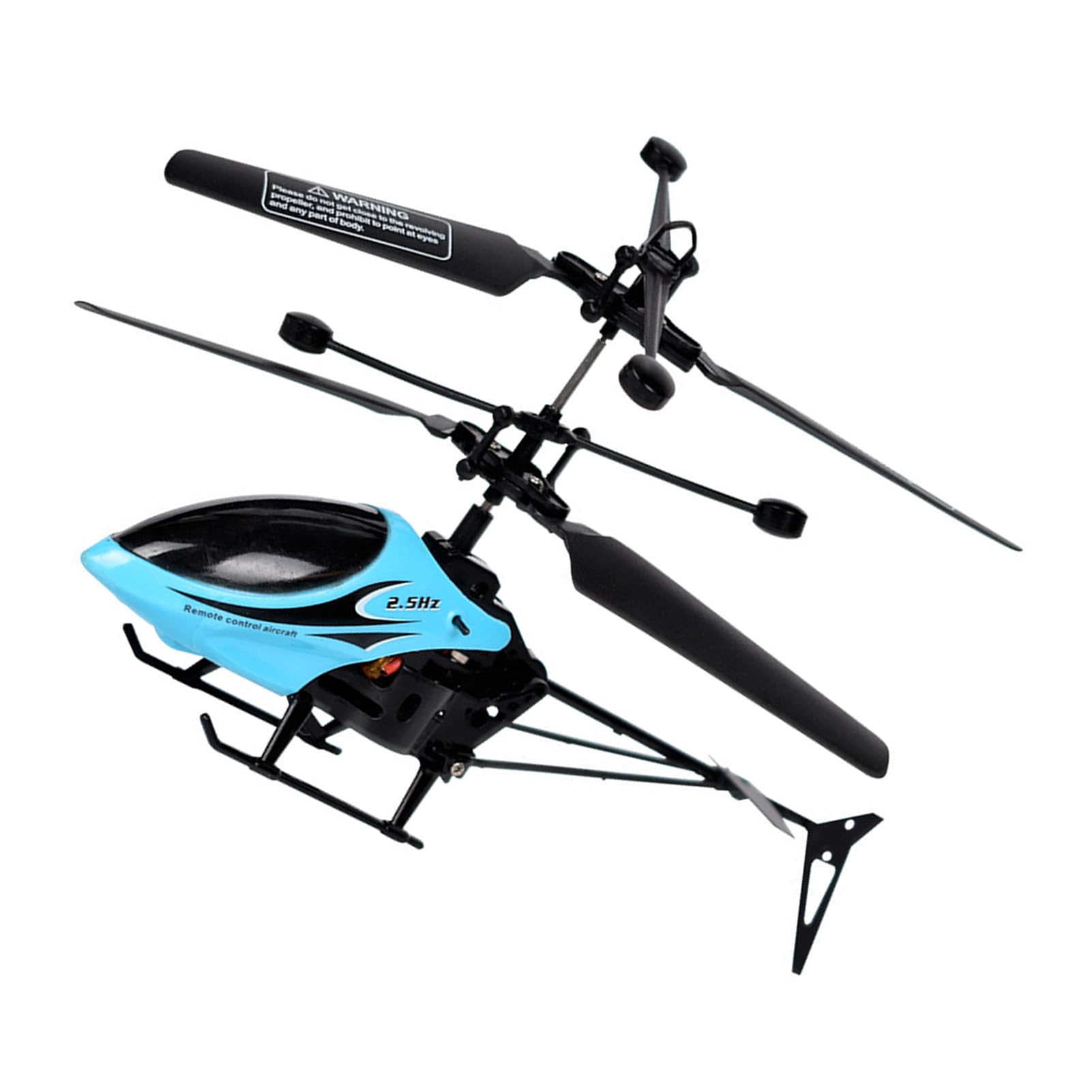 Jouet Hélicoptère RC pour Enfants, Vol Intérieur et Extérieur, Résistant aux Chutes, Télécommande avec Fonctions Bidirectionnelles (Bleue)