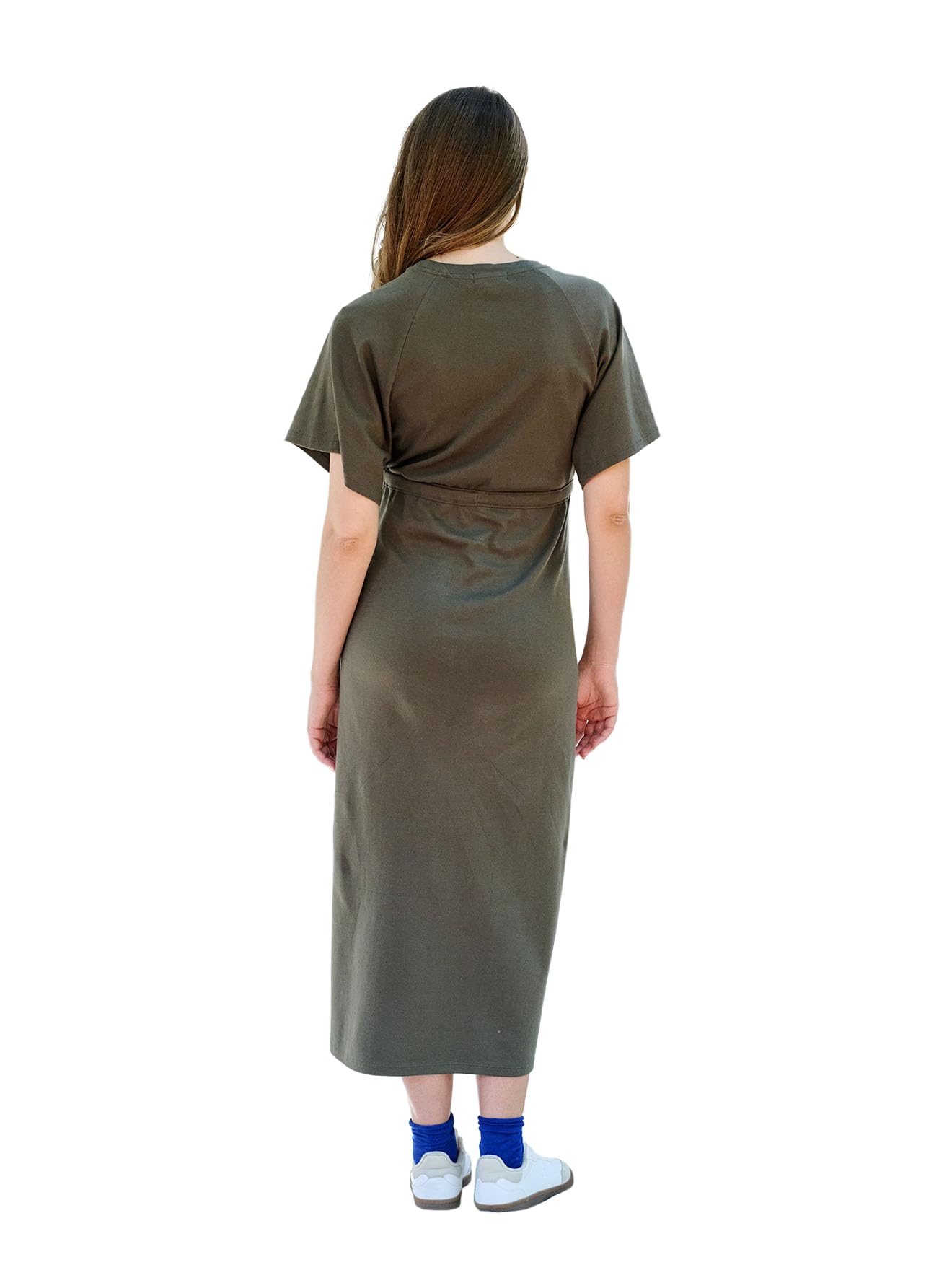 ENVIE DE FRAISE Robe Longue Grossesse et Allaitement Zippé Maille