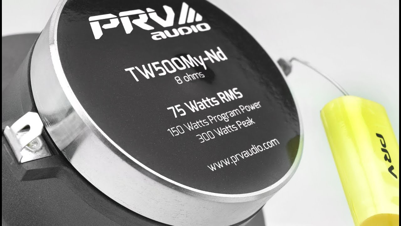 Amazon.com: PRV AUDIO TW500My-Nd Mylar Neodymium 4