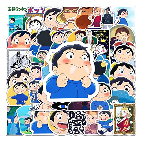 50枚 王様ランキング ステッカーセット ビニールステッカー 子供 男の子 ティーン 女の子用 漫画ステッカー ノートパソコン 電話 水筒 荷物 フラスコ 車用 [並行輸入品]