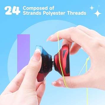 25 Pack Yoyo Strings - Professional Polyester Replacement Yo-yo Strings