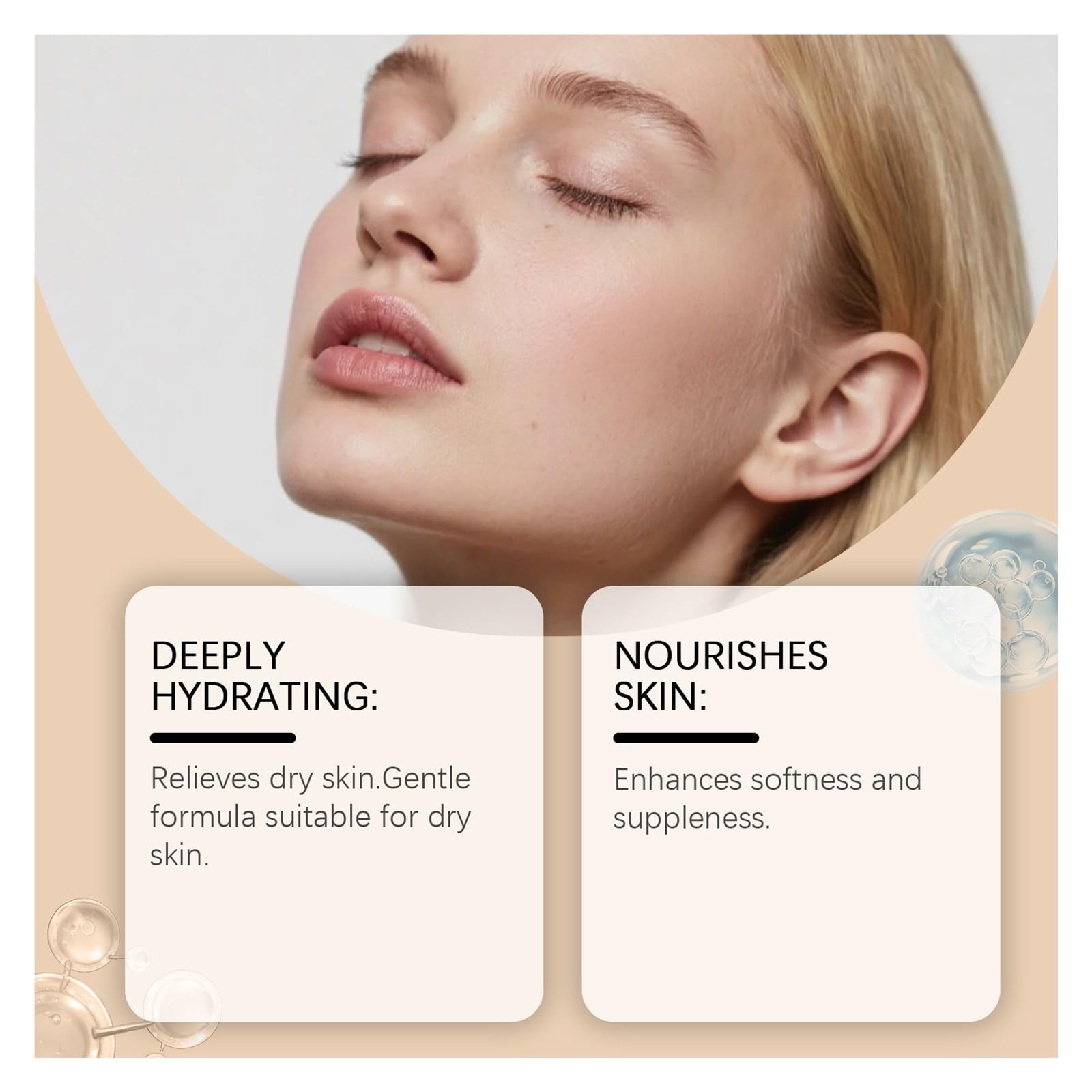 Maschera di fango idratante e nutriente alle arachidi, 100 g | Deterge il viso, affina i pori e lascia la pelle idratata(2pcs)