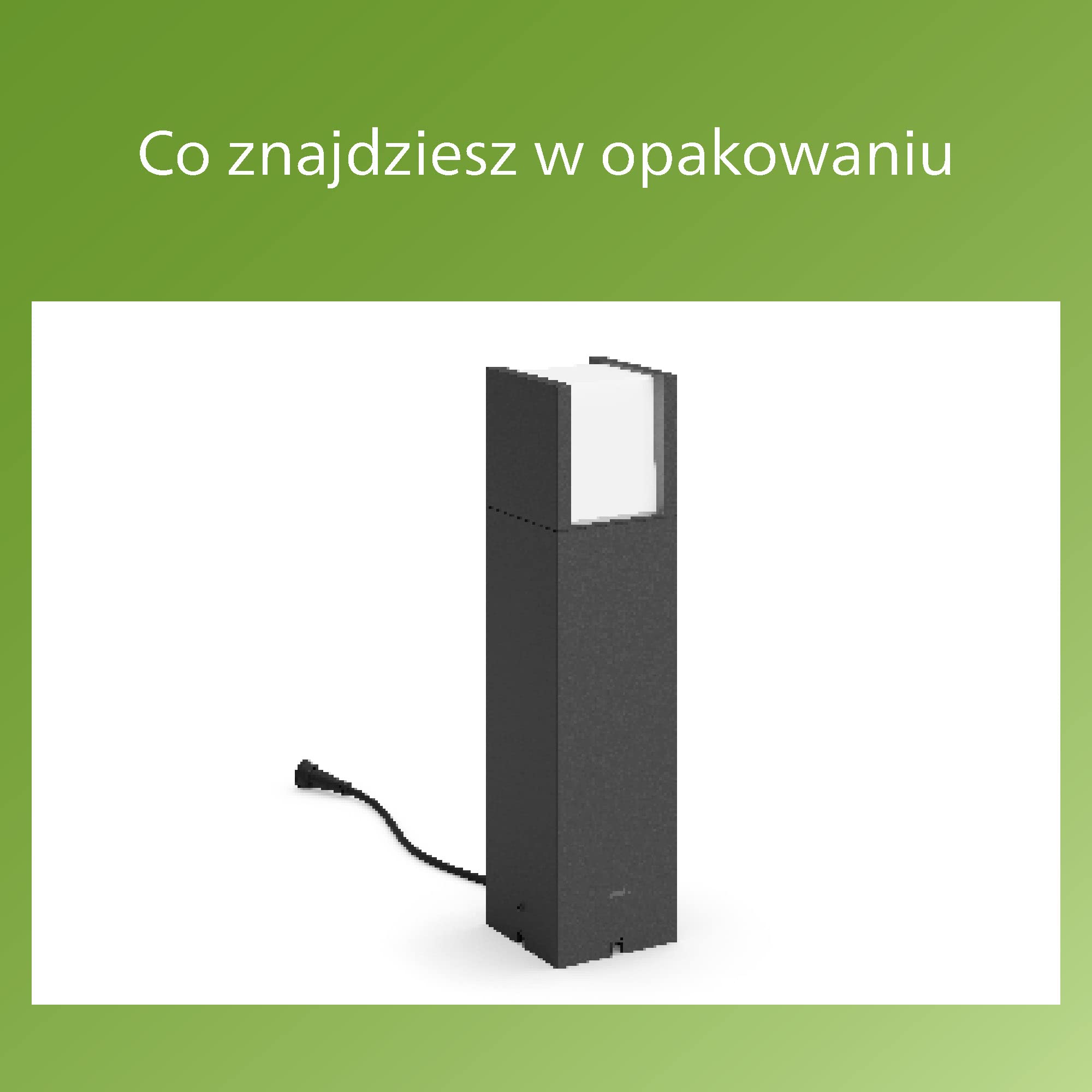 Philips LED GardenLink Zewnętrzna lampa stojąca Arbour 6W 2700 K, ochrona IP44, aluminium