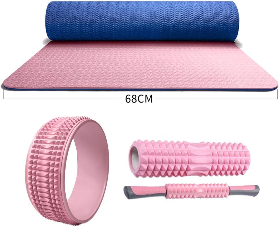 ruota yoga per lo stretching delle curve del mal di schiena