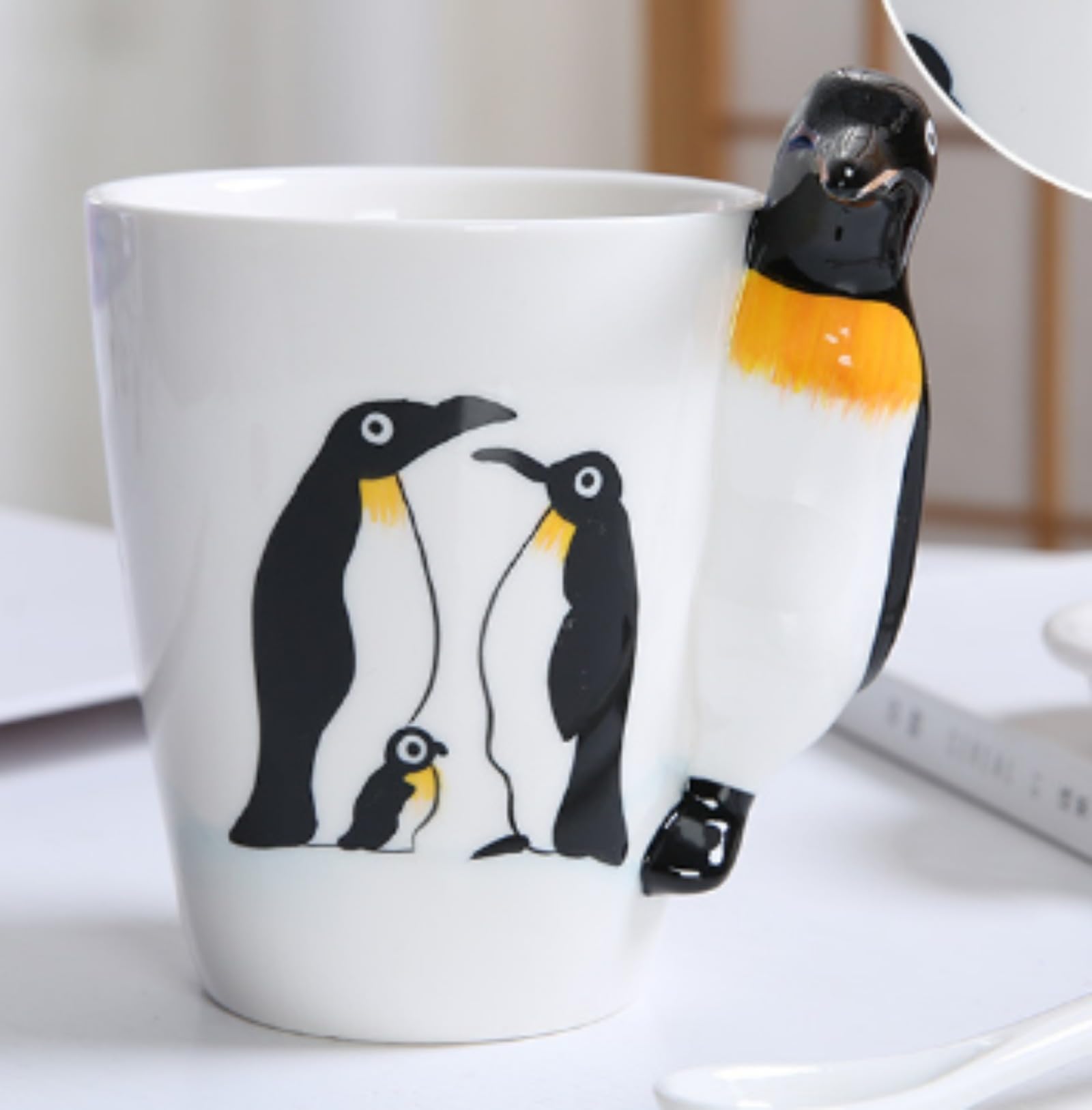 Amazon.co.jp: セラミック 3D キリン マグカップ お茶やコーヒーに