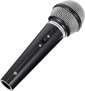 Toddmomy Toy Microphone Model Plastic Microphone Prop Mics Simulate Speech Practice Using Microphone Props for Karaoke Fun Costume Prop Party Favors