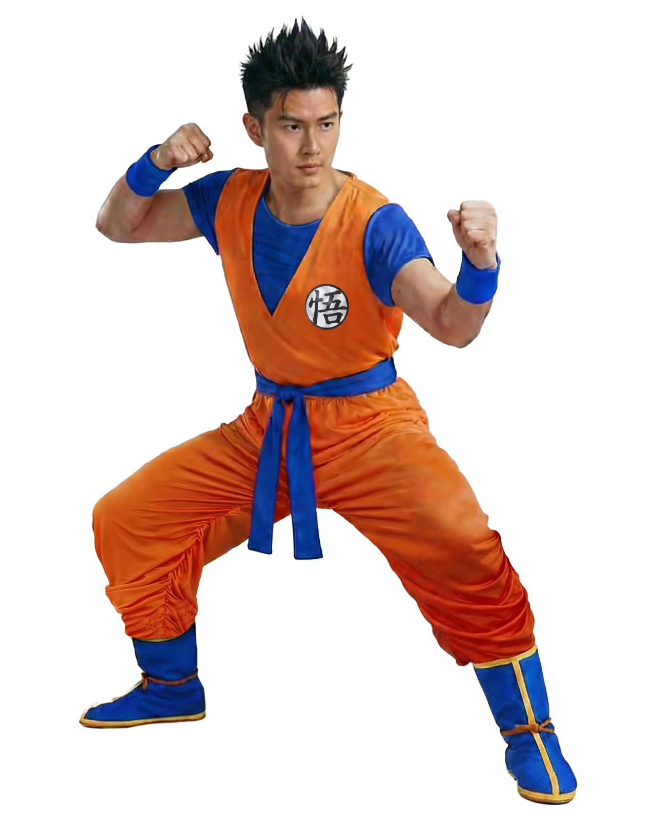 Funidelia Official Goku Dragon Ball Costume for Men, Super Saiyan Costume for Adult Dragon Ball, Carnival Costumes Halloween and Farewell - Size S