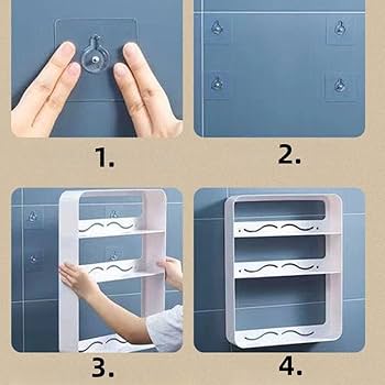 スペースを占有しない壁掛け収納棚 山崎実業 カラーボックス 横 ラック 棚 収納ラック 収納棚