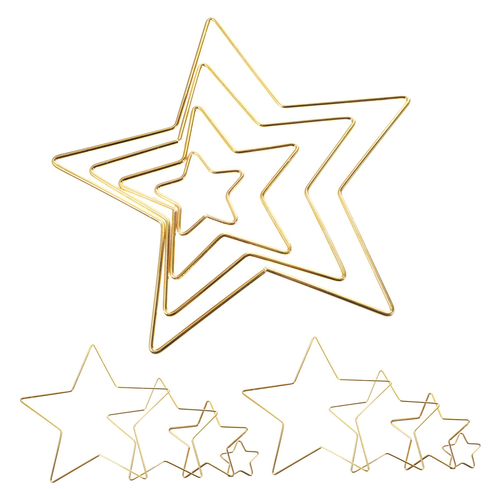 Anillas para manualidades y decoración del hogar con aros de macramé de estrella ifundom