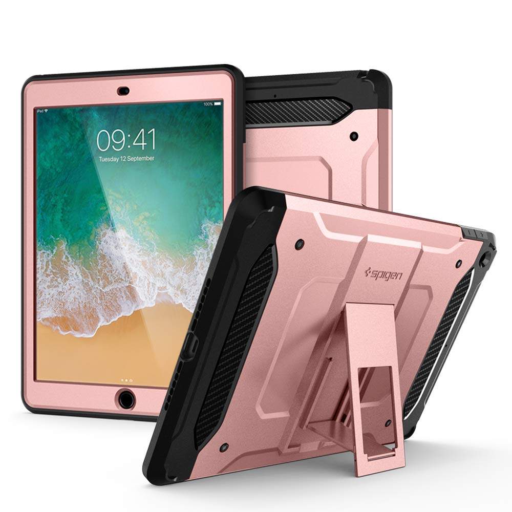 Spigen Tough Armor Tech Case for iPad 6th / 5th Generation 9.7 inch (2017/2018) - Rose Gold (B07981RLYB) Amazon Price History, Amazon Price Tracker