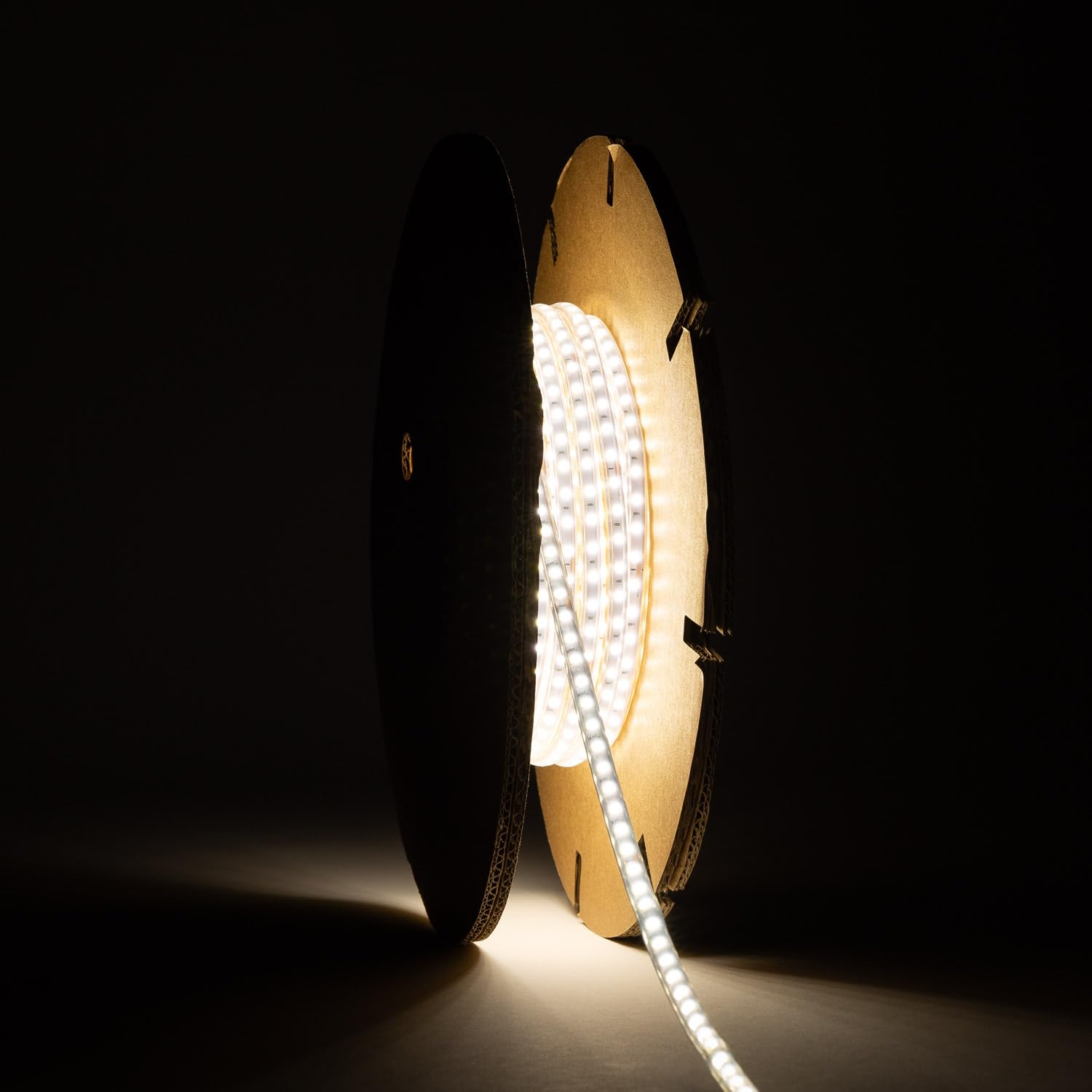 LEDKIA Tira LED Regulable 220V SMD Autorrectificada 120 LED/m BOBINA 20m 12