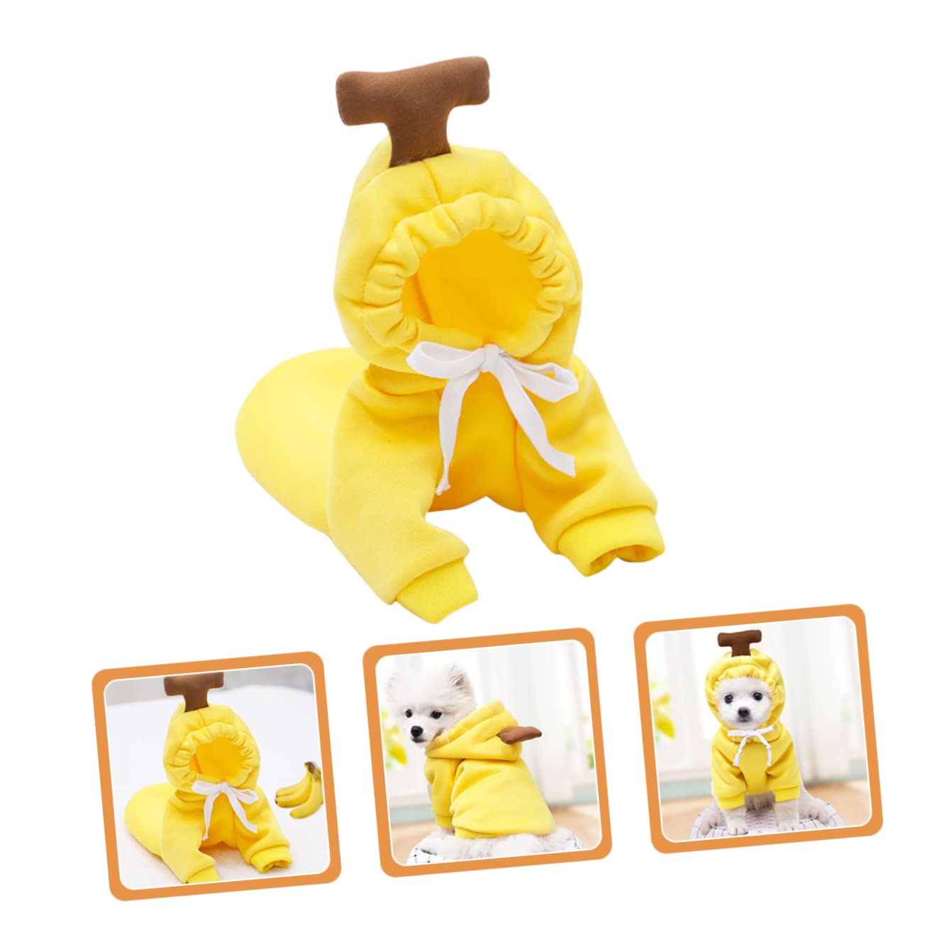 POPETPOP 4 Pezzi Adorabile Cucciolo Maglione-maglietta Cane Calore Vestiti Festa Cane Vestito Abbigliamento Per Animali Domestici