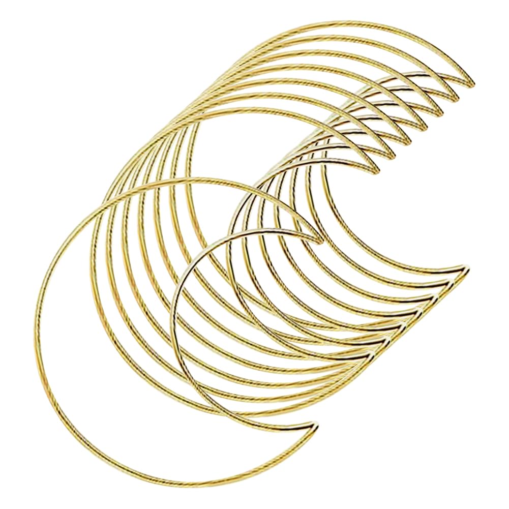 Anneaux attrape-rêves lune en métal pour créer des cadeaux faits main qui touchent le cœur