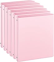 Vista 7 de Carpeta de 3 anillas de 0.5 pulgadas con 2 bolsillos interiores, carpetas básicas de 0.5 pulgadas para hojas de tamaño carta de EE. UU. de 8.5 x 11