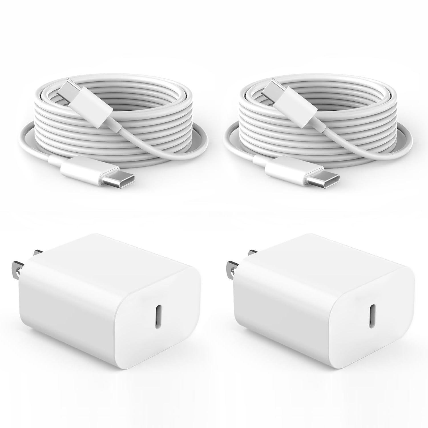 Photo 1 of [Apple MFi Certified] iPhone 17 16 15 Charger Fast Charging Type C Chargers USB C Charger Block iPhone 17 16 15 Air Pro Max Chargers with 6FT Cable for iPhone 17 16 15 Pro Max/Plus/iPad Pro