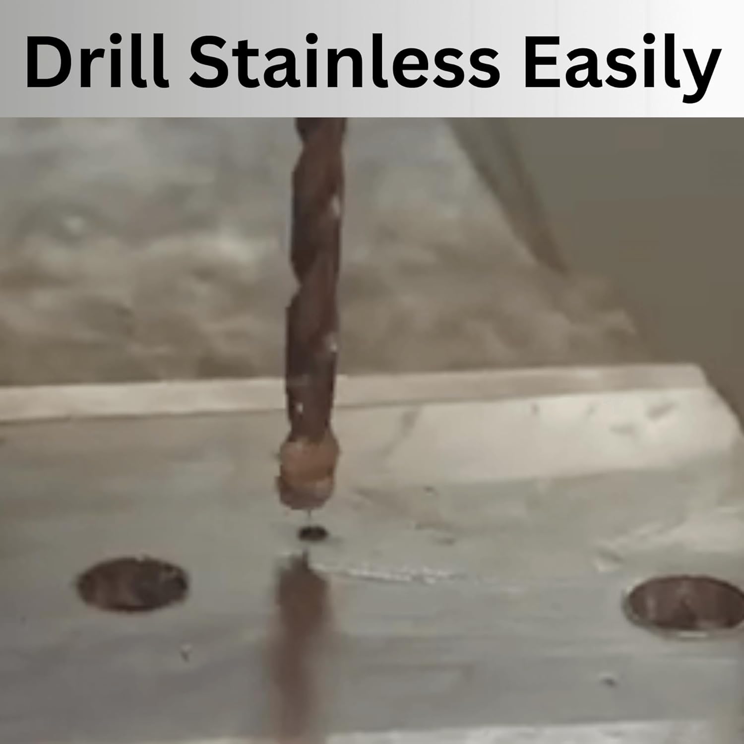 Drills 6mm Drill bit - Cobalt Hardened bits for Drilling Hard Steel & Stainless, Heavy Duty Universal Drills for Cutting Tough Metal, Professional jobber Industrial 135 Degree Point Metric