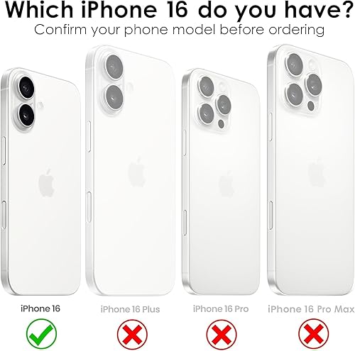 Miniatura 2 de Blaspins Funda cruzada con correa para iPhone 16, manos libres, cuello cruzado, cuerda ajustable extraíble, protección contra caídas a prueba de