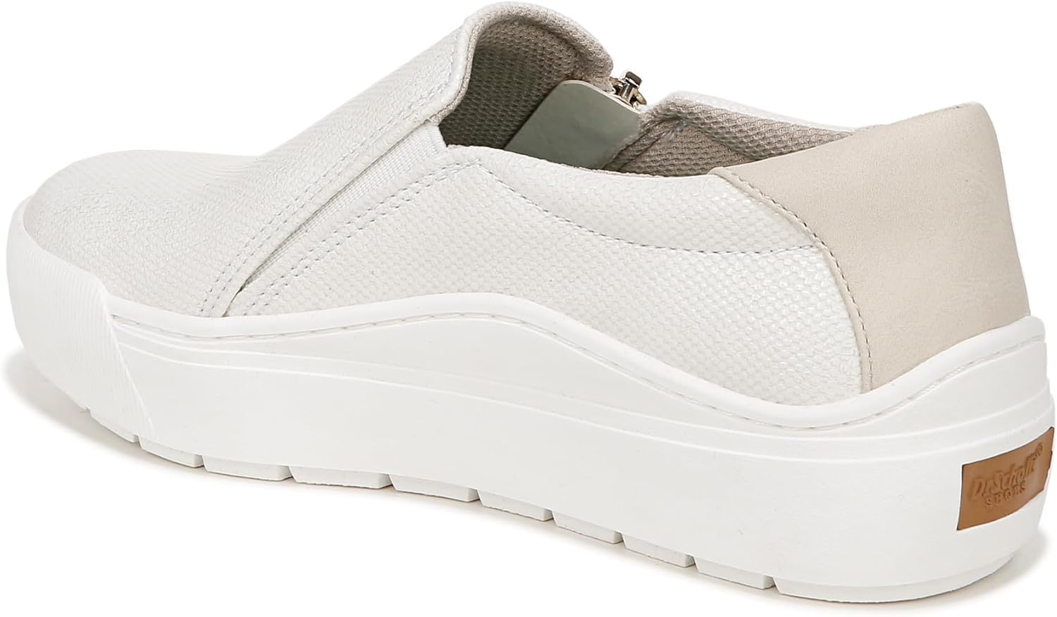 Dr. Scholl's Womens Time Off Now Platform Sneaker Off White Dream 11 M - Image 8
