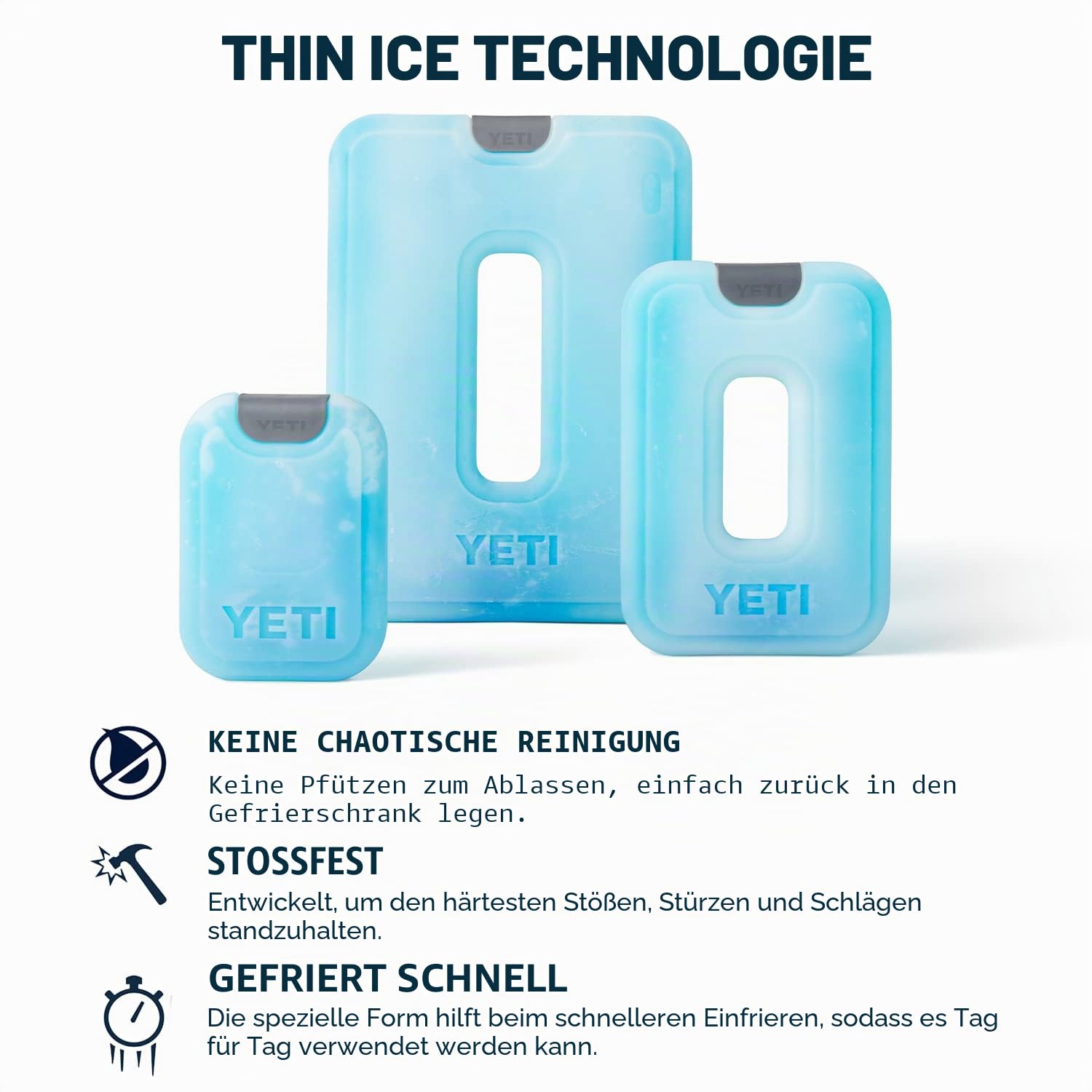 YETI Thin Ice 2 lbs Clear