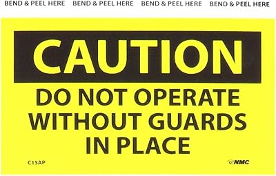 NMC C15AP OSHA Sign, Legend