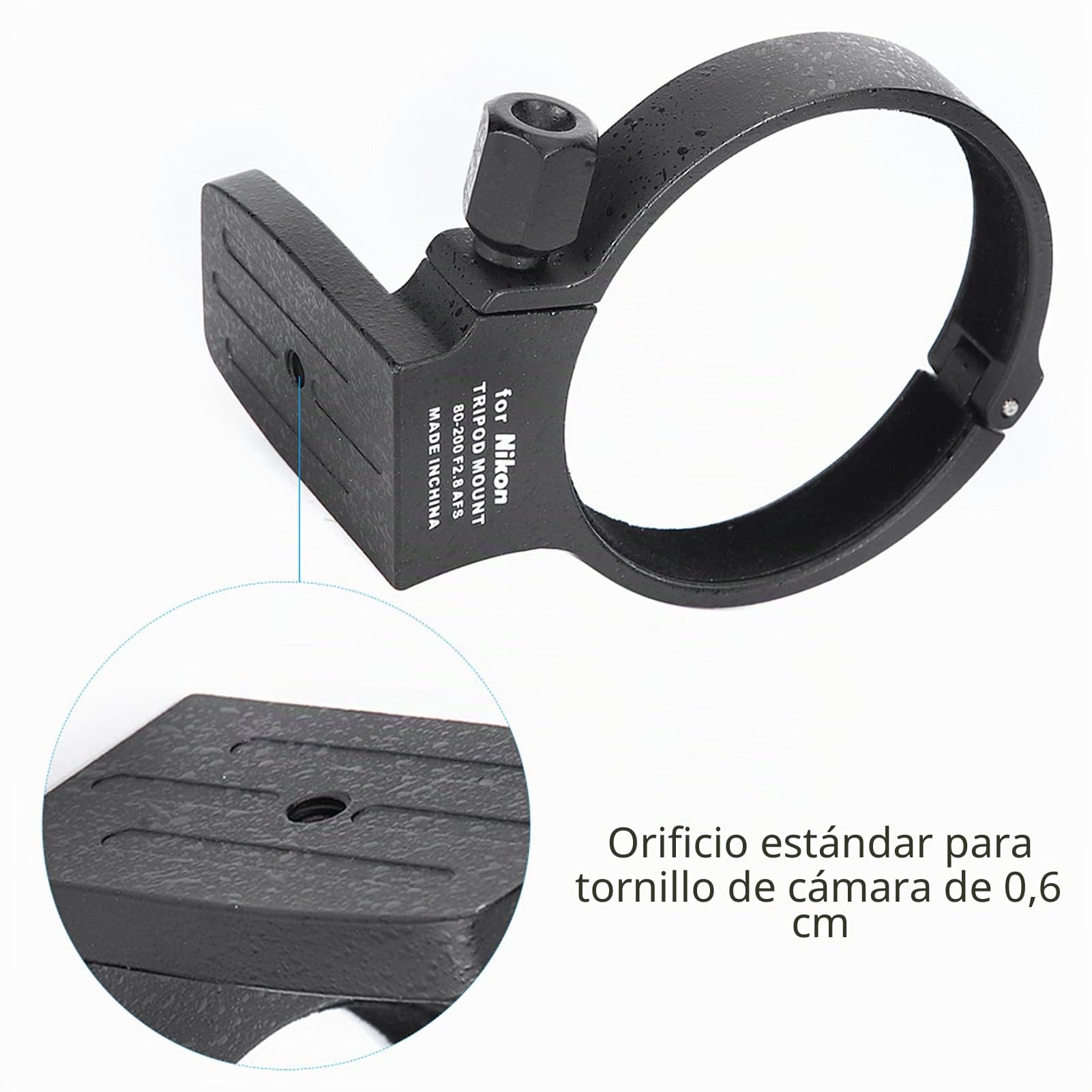 Anillo de Montaje de Lente para Lentes para 80‑200 mm f2.8D ED/para SP 70‑300 mm f/4‑5.6 VC USD Soporte de Lente con Anillo