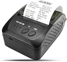 NETUM Portable Wireless Bluetooth Thermal Receipt Printer 2 Inch 58mm Mini USB POS Printer for Android/iOS/PC/Windows/Linux Restaurant Sales Support