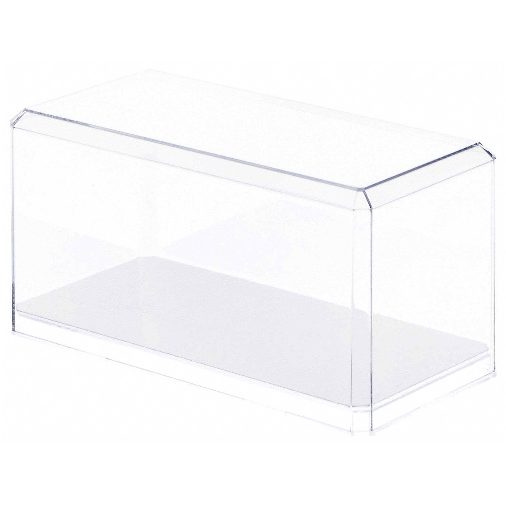 Pioneer Plastics 094CD Clear Plastic Display Case for 1:24 Scale Cars (Mirrored), 9" W x 4.125" D x 4.375" H (Mailer Box)