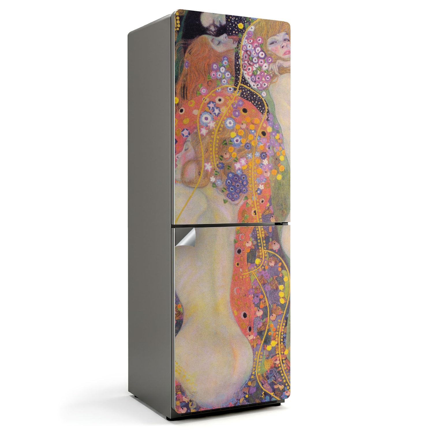 Sticker Frigo Gustav Klimt Film Protecteur Intégral Cuisine Chic