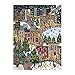 Galison Sparkling City – 1000 Piece Foil Puzzle with Illustrations of Colorful Merriments in The City with Gold Foil Accents