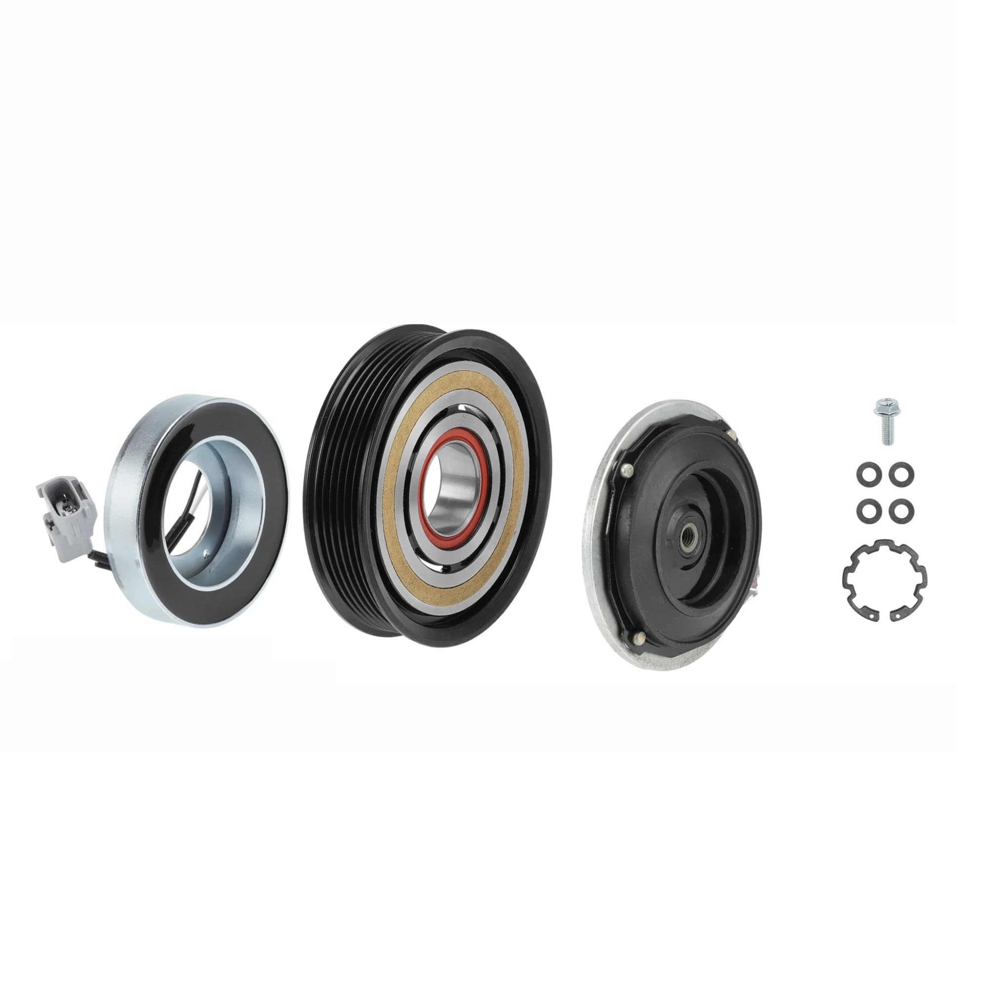 AC Compressor Clutch Kit Fit For Ram 1500 2014-2019 V6 3.6L 7SBH17 Air Conditioner AC Compressor Clutch Kit