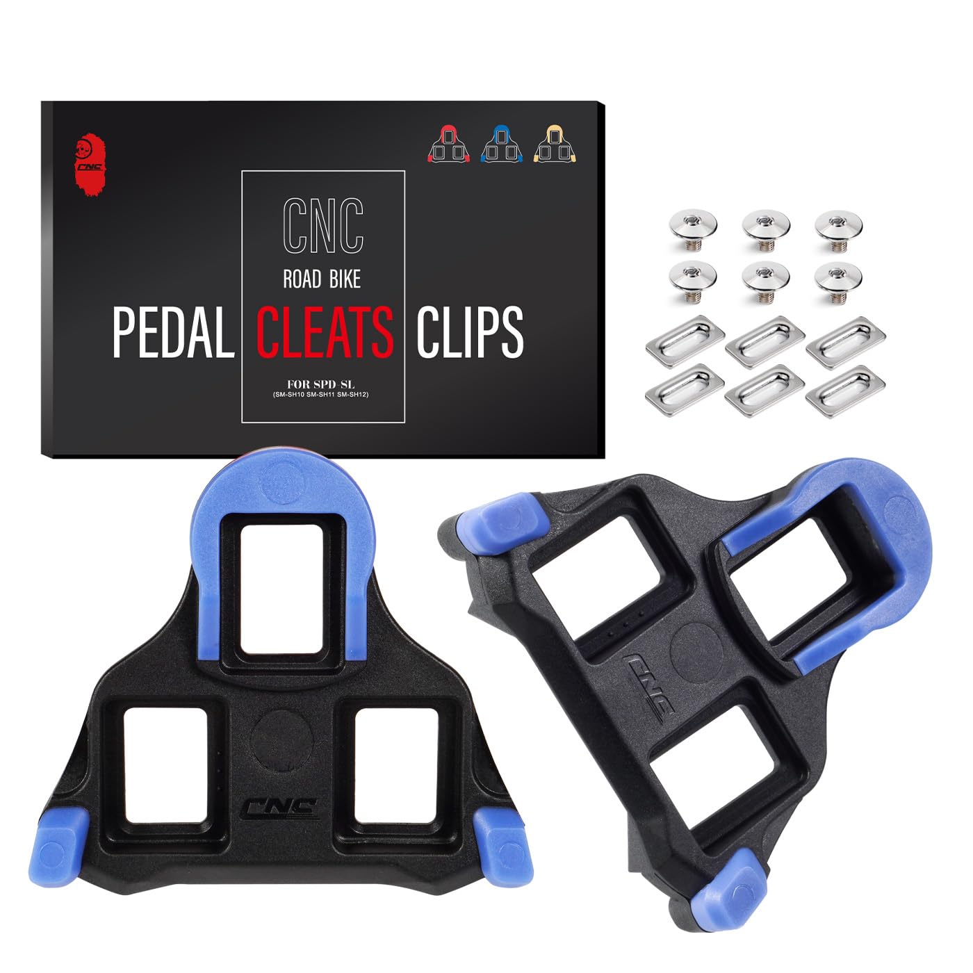Chooee Road Bike Cleats for Shimano SPD-SL,Cycling Cleats for Shimano SPD-SL SM-SH10/SM-SH11/SM-SH12