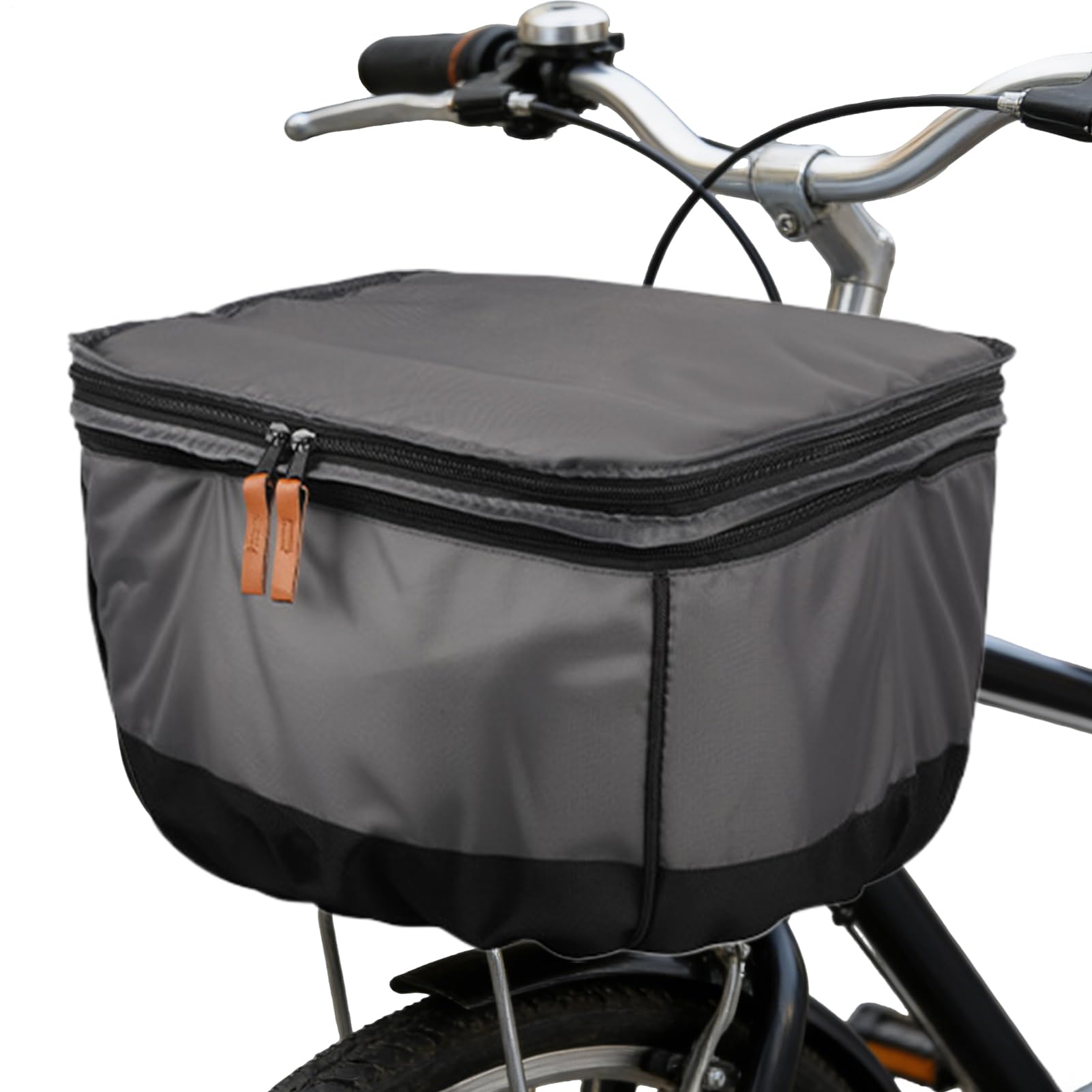 Funda de lluvia para cesta de bicicleta ideal para compras urbanas y viajes