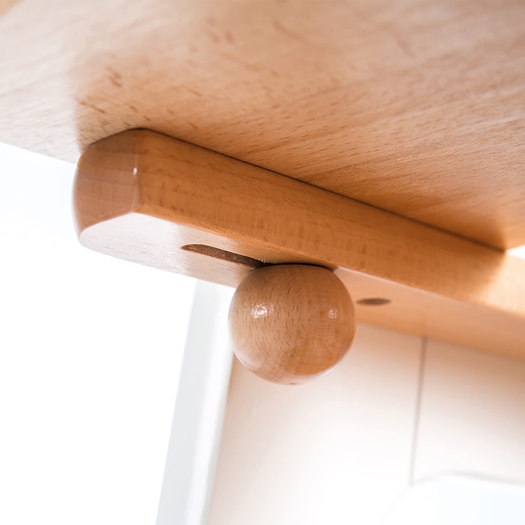 roba Trona Evolutiva de Madera Maciza Kid Up + Bandeja de Comida Desmontable, Altura Ajustable, de 6 Meses hasta 50 kg, Bicolor