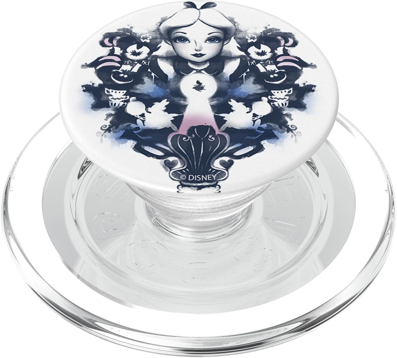 Disney Alice In Wonderland Alice Rorschach Portrait PopSockets MagSafe PopGrip for iPhone