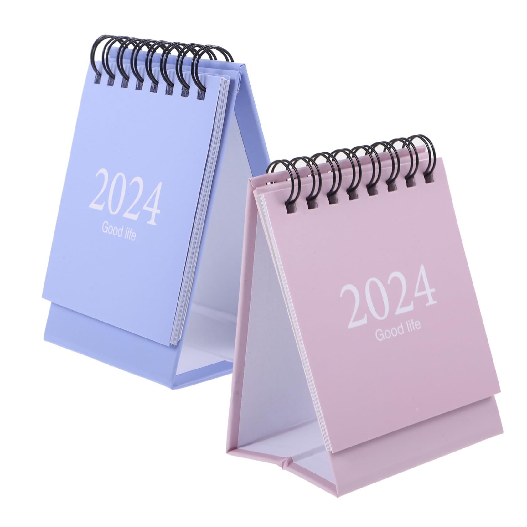 NUOBESTY 5 Set Di Calendario Da Tavolo 2024 Sopra La Decorazione Del Desktop Calendario Mensile Per Promemoria Per Casa E Ufficio 2 Pezzi * 5
